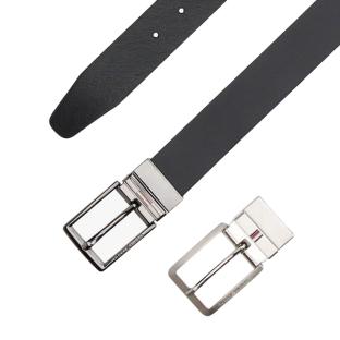 Coffret cadeau ceinture réversible Noir Homme Tommy Hilfiger Business vue 0