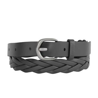 Ceinture Cuir Noir Femme Levi's Braid vue 0