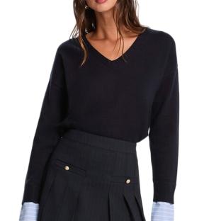 Pull Marine Femme Morgan MPOP vue 0