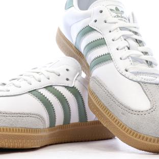 Samba OG Baskets Blanc/Vert Mixte Adidas vue 7