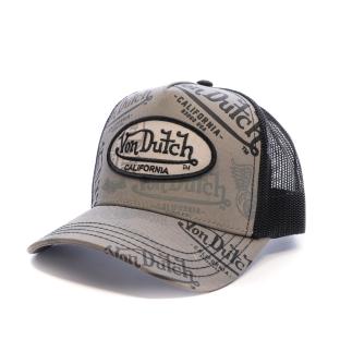 Casquette Grise/Noir Homme Von Dutch USED pas cher