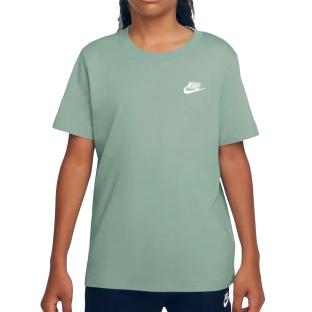 Grünes Nike Futura T-Shirt für Jungen Ansicht 0
