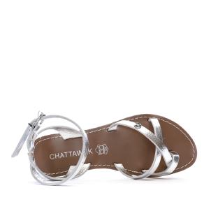Sandales Argent Femme Chattawak PERLA vue 4