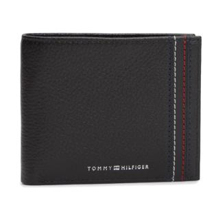 Portefeuille Noir Homme Tommy Hilfiger Th Central Cc & Coin vue 0