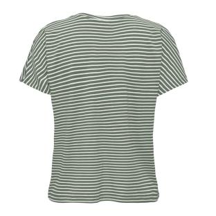 T-shirt Vert à rayures Femme JDY Issy vue 0