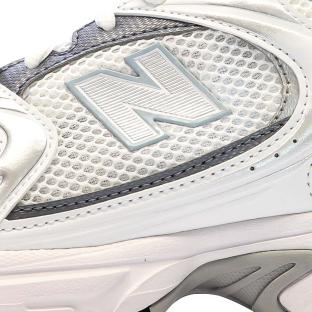 Baskets Blanches/Bleu Mixte New Balance 530 vue 7