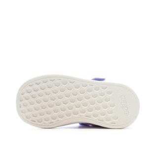Baskets Violette/Rose Fille Adidas Grand Court vue 0
