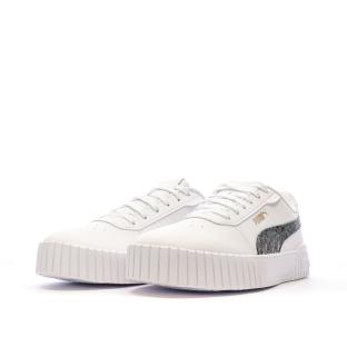 Baskets Blanches/Gris Femme Puma Carina 2.0 vue 6