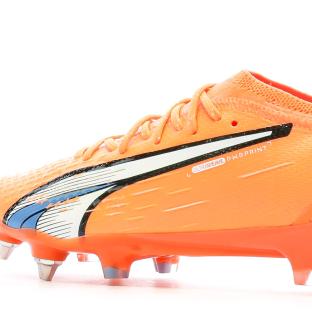 Chaussures de Football Orange Homme Puma Ultra Ultimate vue 7
