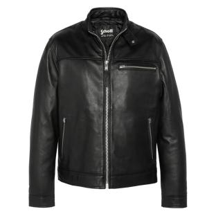 Blouson en cuir Noir Homme Schott Blouson WILLIAM pas cher