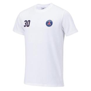 Messi T-shirt Blanc Homme PSG pas cher