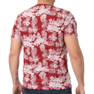 T-shirt Rouge Homme Lee Cooper Opaya vue 2