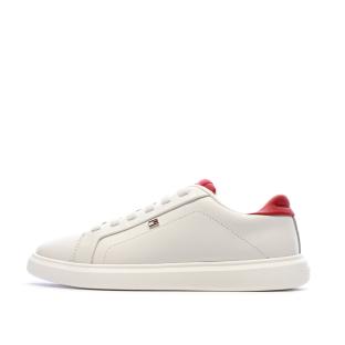 Baskets Blanches/Rouges Femme Tommy Hilfiger Icon vue 0