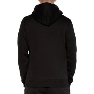 Sweat à Capuche Noir Homme Calvin Klein Monologo vue 2
