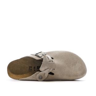 Sabot Taupe Femme Birkenstock Boston vue 0