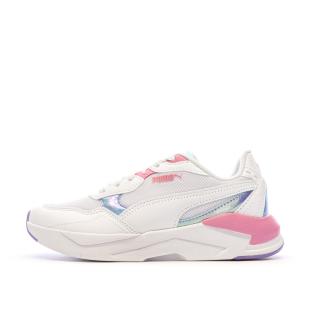 Baskets Rose/Blanc Femme Puma Bouncy pas cher