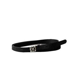 Ceinture Noire Femme Calvin Klein Jeans Emblem LV04F7048G vue 0