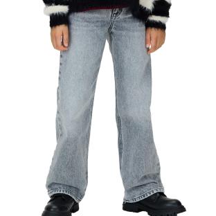 Jean Loose Gris Garçon Calvin Klein Jeans Washed vue 0