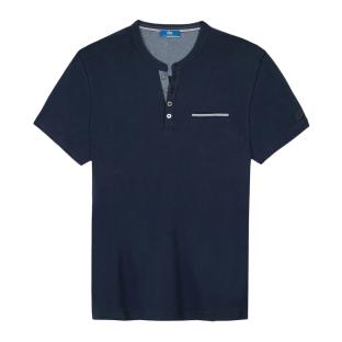 T-shirt Marine Homme TBS BLAKETEE pas cher