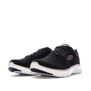 Baskets Noir/Rose Femme Skechers Flex Appeal 5.0 vue 6