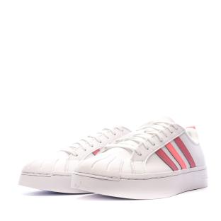 Baskets Blanches Fille/Femme Adidas Streetcheck vue 6
