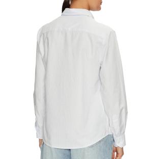 Chemise Bleu/Blanc Femme Tommy Hilfiger Oxford vue 2