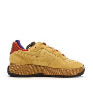 Baskets Jaunes Femme Nike Air Force 1 Wild vue 2