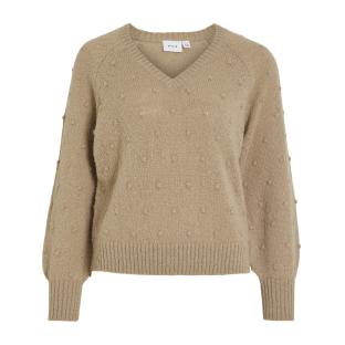 Pull Marron Femme Vila Tuli pas cher