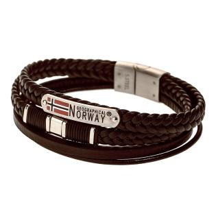 Bracelet Marron Geographical Norway 315135 pas cher