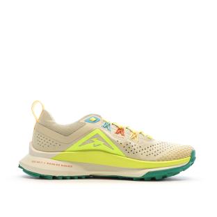 Chaussures de Trail Beige/Jaune Femme Nike React Pegasus vue 2