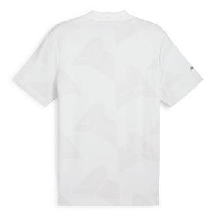 Polo Blanc Homme Puma Bmw Mms Jaquard vue 2
