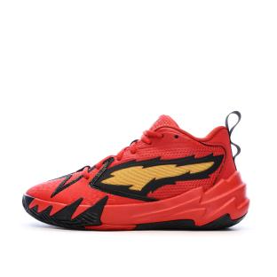 Chaussures de Basketball Rouge/Jaune Mixte Puma Scoot Zeros Retro pas cher