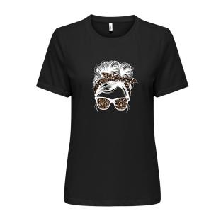 T-Shirt Noir Femme Only Stella pas cher