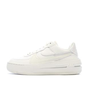 Baskets Blanches Femme Nike Air Force 1 Plateforme pas cher