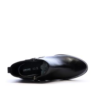Bottines Noires Femme Geox Resia vue 4