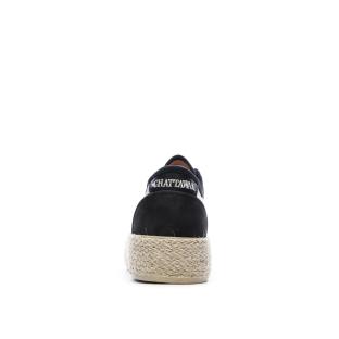 Baskets Noir/Rose Femme Chattawak Paco vue 0