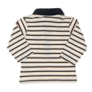Polo Marine/Beige Garçon EOM Naimo vue 2