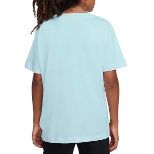 T-shirt Bleu Garçon Nike Futura vue 2