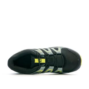Chaussures de Trail Noire/Jaune Garçon Salomon Speedcross vue 4