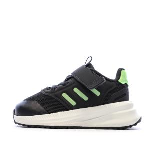 Baskets Noires/Vertes Garçon Adidas X_plrphase vue 0