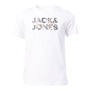 T-shirt Blanc Garçon Jack and Jones Tech pas cher