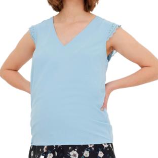 T-Shirt de Grossesse Bleu Femme Vero Moda Maternity 20016420 pas cher