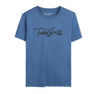 T-shirt Indigo Garçon Teddy Smith Evan pas cher