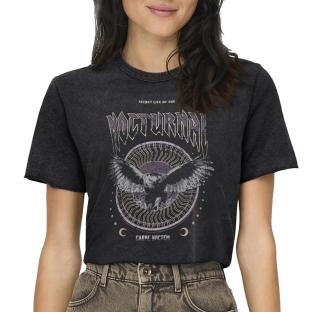 T-shirt Noir Femme Only Lucy pas cher