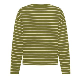 T-Shirt Manches Longues Vert Femme Only Happy vue 0