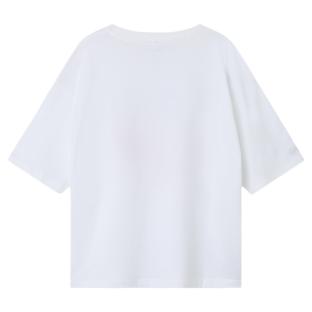 T-shirt Blanc/Rouge Fille Name it Tafina vue 2