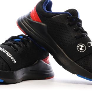 Baskets Noires Garçon Puma Wired vue 7