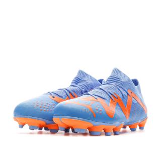 Chaussures de Football Bleu/Orange Garçon Puma Future Match vue 6