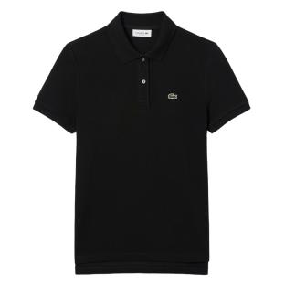 Polo Noir Femme Lacoste Polo Regular Fit vue 0