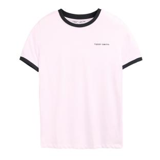 T-shirt Rose Pale Homme Teddy Smith 2R pas cher